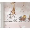 Papel De Parede Safari Animais Quarto De Bebê Infantil M² PP01R - 4