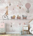 Ver imagem 3 de Papel De Parede Safari Animais Quarto De Bebê Infantil M² PP01R