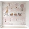 Papel De Parede Safari Animais Quarto De Bebê Infantil M² PP01R - 5