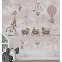 Ver imagem 2 de Papel De Parede Safari Animais Quarto De Bebê Infantil M² PP01R