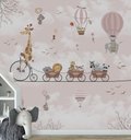Ver imagem 2 de Papel De Parede Safari Animais Quarto De Bebê Infantil M² PP01R
