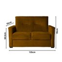 Ver imagem 4 de Sofá 2 Lugares Pequeno Alice e Porta Controle Herreiro Cores Cor:cobre