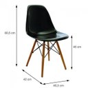 Ver imagem 2 de Cadeira Dkr com Base de Madeira Or Design