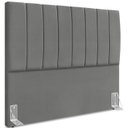 Ver imagem 1 de Cabeceira Casal 140cm Allia Suede Cinza Rm