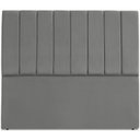 Ver imagem 5 de Cabeceira Casal 140cm Allia Suede Cinza Rm