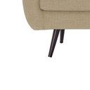 Ver imagem 6 de Sofá Decorativo 2 Lugares Pés Palito Cuddle Linho Bege - Gran Belo