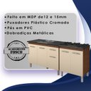 Ver imagem 3 de Balcao Pia 120cm e Cooktop 5 Bocas Savana Off White Mobbs