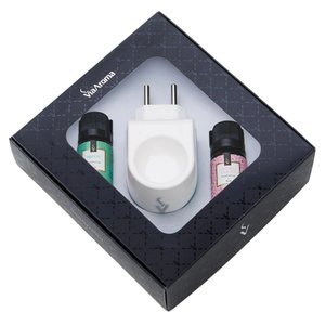 Kit Presente Aromatizador Difusor Standart Elétrico Bivolt + 2 Essências Via Aroma