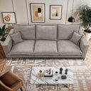 Ver imagem 7 de Sofá 3 Lugares Modular Boma 2,40m Boucle Bege Claro Sofá Inbox