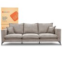 Ver imagem 2 de Sofá 3 Lugares Modular Boma 2,40m Boucle Bege Claro Sofá Inbox