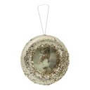 Ver imagem 1 de Enfeite Pendente Porta-retrato Champagne 12 Cm | Formosinha