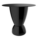 Ver imagem 1 de Mesa Lateral Apoio Argo Im In Redonda Polipropileno 60cm Preto Im In Home
