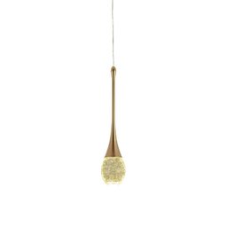 Lustre Pendente Led 3 em 1 Cristal Gota Moderno Iluminaçao Casa Sala Recepçao Quarto Luxo Ambiente C - 4