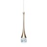 Lustre Pendente Led 3 em 1 Cristal Gota Moderno Iluminaçao Casa Sala Recepçao Quarto Luxo Ambiente C - 7