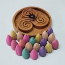 Ver imagem 5 de Incensario Cascata Porta Incenso Backflow Fumaça Pesada Marrom / Celta_1