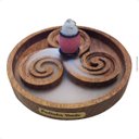 Ver imagem 2 de Incensario Cascata Porta Incenso Backflow Fumaça Pesada Marrom / Celta_1