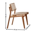 Ver imagem 4 de Conjunto de Mesa de Jantar Maia Tampo com Vidro Laqueado 120cm 4 Cadeiras Eloá