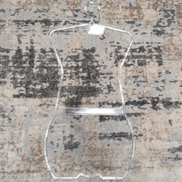 Kit 12 Cabides Silhueta Biquíni Adulto Organizador Expositor de Roupas Transparente Plástico - 5