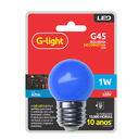 Ver imagem 2 de Lâmpada G45 Led 1w 220v E27 Azul