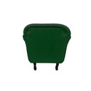 Ver imagem 6 de Poltrona Decorativa Dália Suede Verde Pés Madeira Mz Decor