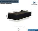 Ver imagem 2 de Penteadeira Gaveta Suspensa 40cm MDF com Gaveta Trilho Telescópico Mesa Maquiagem Camarin - Preto