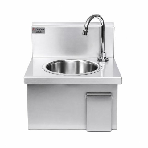 Lavatório para Assepsia| Aço Inox 304 | Evolução Inox Lva-40
