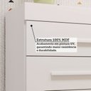 Ver imagem 4 de Cômoda Infantil 8 Gavetas 100% Mdf 111,70cm X 100,50cm Brincare Espresso Móveis