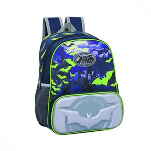 Mochila Bolsa Infantil Menino Costas Darkbat:verde