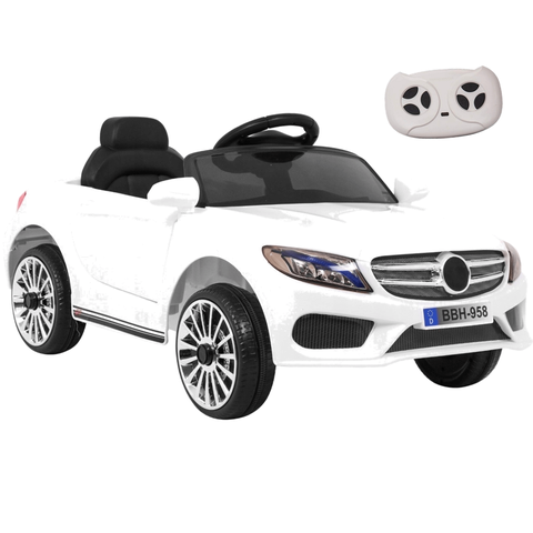 Carro Eletrico Importway Mercedes Branco 6v Controle Remoto