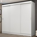 Ver imagem 1 de Guarda-roupa Casal Madesa Kansas 3 Portas de Correr 3 Gavetas