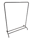 Ver imagem 3 de Arara Alta para Roupas e Vestidos Longos 190cm Altura X 125cm Comprimento - 100% Aço Resistente
