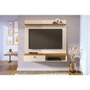 Ver imagem 1 de Rack com Painel Íris para TV até 55" 136cm MDP Off White Madetec Móveis