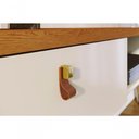 Ver imagem 4 de Rack com Painel Íris para TV até 55" 136cm MDP Off White Madetec Móveis