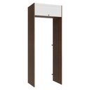Ver imagem 1 de Porta-geladeira 83 Cm 1 Porta Basculante Rustic/branco Vik Madesa
