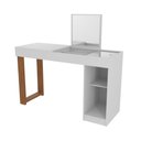 Ver imagem 2 de Escrivaninha Penteadeira Aline Branco Cinamomo