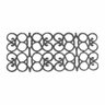 Grade Decorativa 92x44cm Ferro Fundido Jardim Pronto Artes - 1
