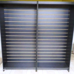 Estante Canaletada Expositor Preto 185X92X32Cm - Deep - 2