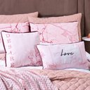 Ver imagem 7 de Kit Cobre Leito Colcha Solteiro Verano com Almofadas Estampadas 05 Peças - Dupla Face Percal 300