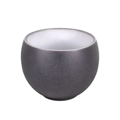 Vaso Ceramico Berlim Chumbo N15 - Japi 15cm X13cm.