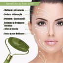 Ver imagem 3 de Rolo Massageador Facial Pedra Jade Massoterapia Anti Estresse e Anti Rugas