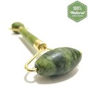 Ver imagem 2 de Rolo Massageador Facial Pedra Jade Massoterapia Anti Estresse e Anti Rugas