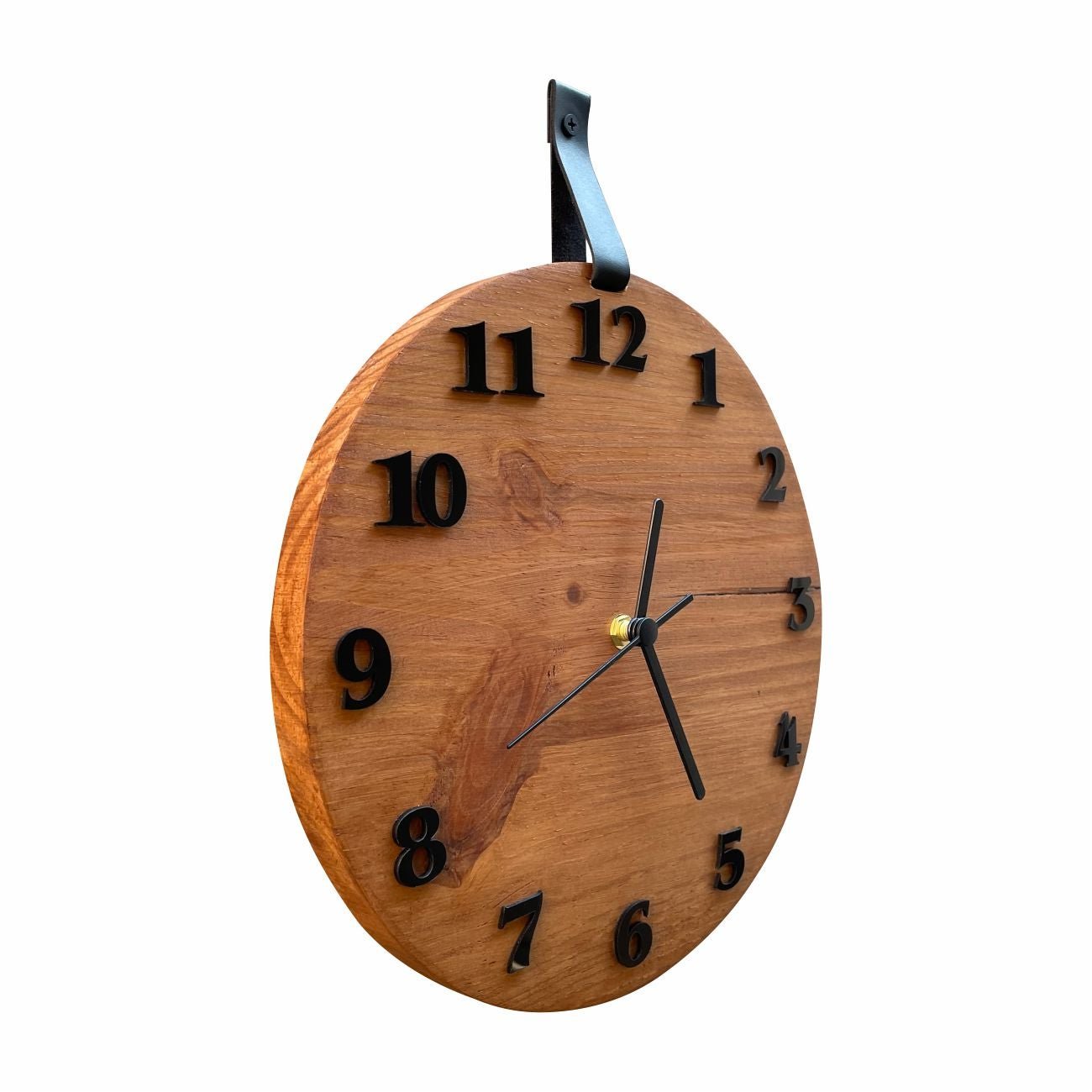 Relógio De Parede Decorativo Moderno Madeira Rústica - 2