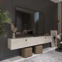 Ver imagem 4 de Rack Suspenso para Tv até 70 Polegadas 2 Portas Grécia 180cm