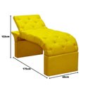 Ver imagem 4 de Maca Estofada Estética Cílios Regulável Spa Suede Anitta Amarelo