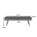 Ver imagem 5 de Puff Recamier Valentin Veludo Grafite