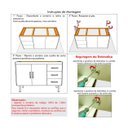 Ver imagem 4 de Kit Balcão E Pia Tóquio 1.20Cm Rorato Pia Preta