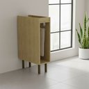 Ver imagem 1 de Balcão de Cozinha 20 Cm com Porta Toalhas Nature/arenas - Tecno Mobili