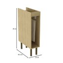 Ver imagem 4 de Balcão de Cozinha 20 Cm com Porta Toalhas Nature/arenas - Tecno Mobili