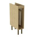 Ver imagem 2 de Balcão de Cozinha 20 Cm com Porta Toalhas Nature/arenas - Tecno Mobili