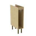 Ver imagem 3 de Balcão de Cozinha 20 Cm com Porta Toalhas Nature/arenas - Tecno Mobili